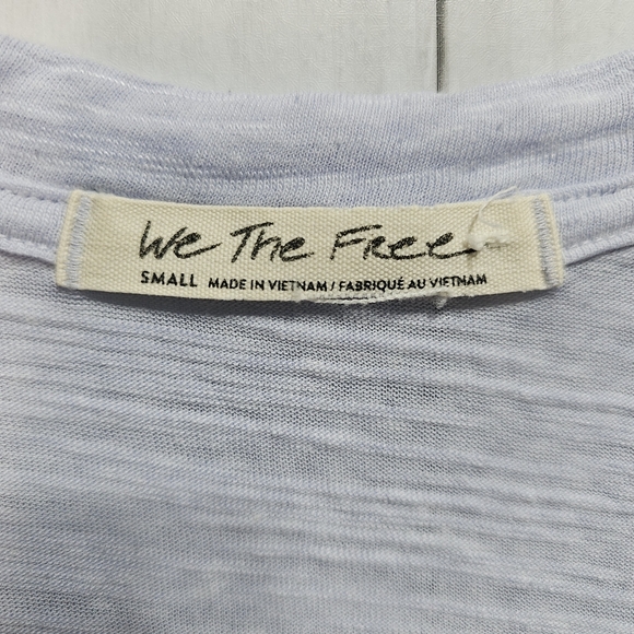 We The Free People Women's Sweetness Light Purple Knit Shirt Size Small. - Picture 4 of 9